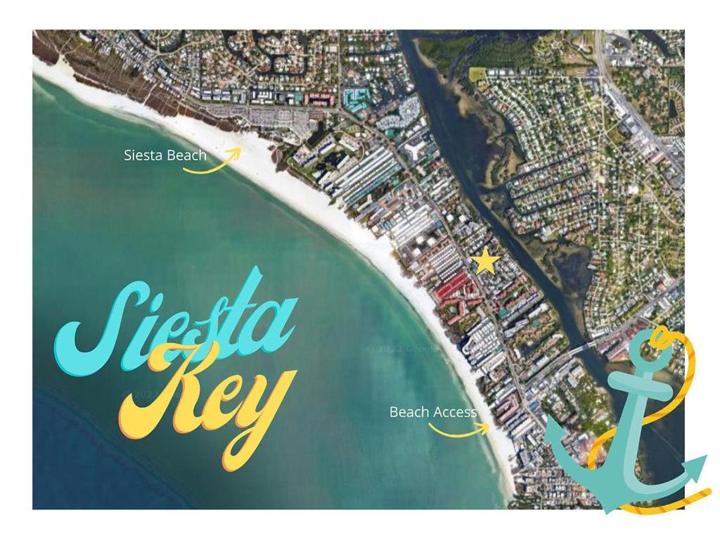 شقة Siesta Key Escape Ground Floor Steps To Heated Pool And Free Trolley المظهر الخارجي الصورة